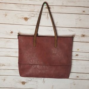 NWT 3 for1 Leather Purses in Wine (3 BAGS!)